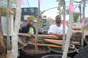 Duane from Tree Troopers (left) and Jonathan from Xavier IMG_1878